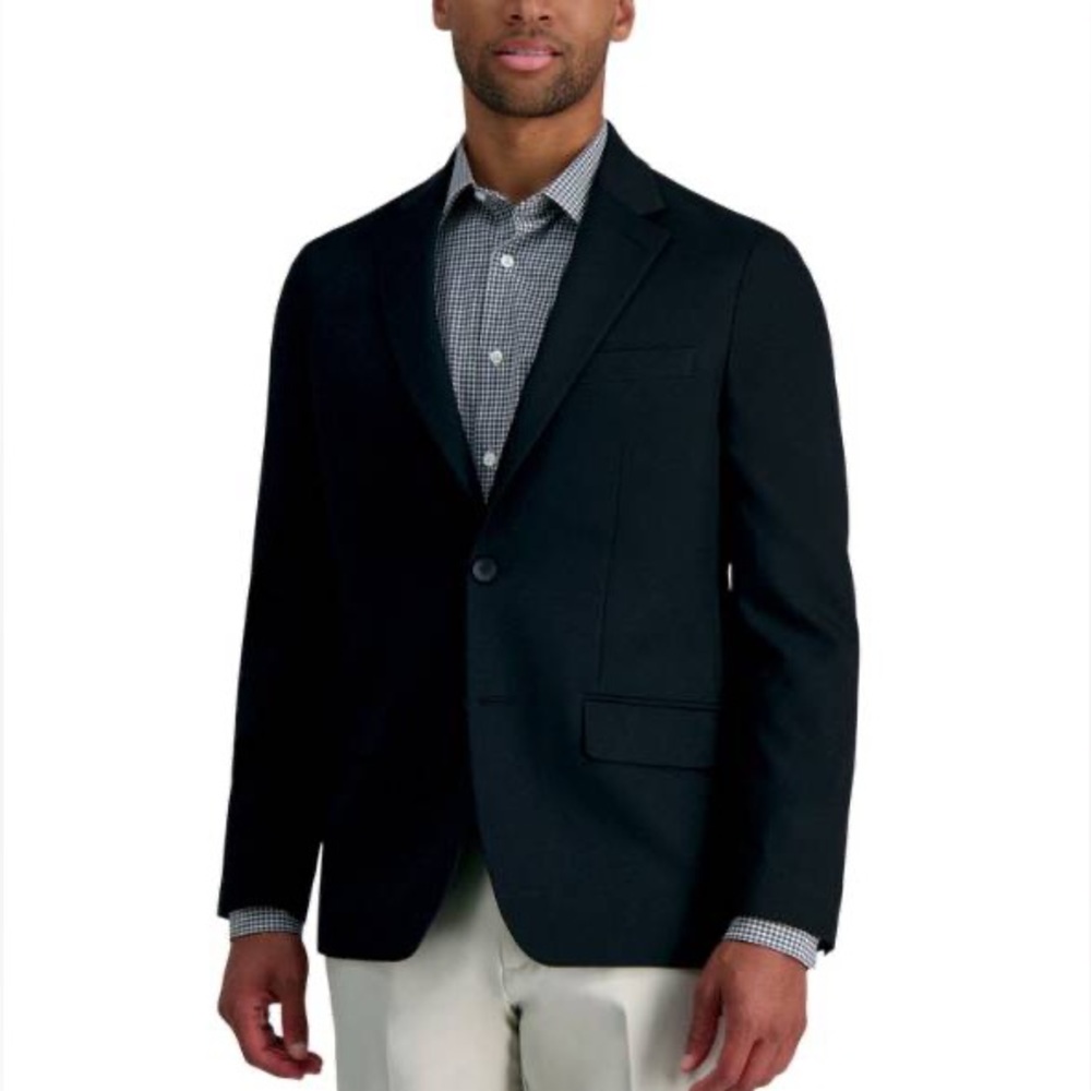 Haggar - Men's Classic Tailored fit - Touring Blazer - Blue - NWT